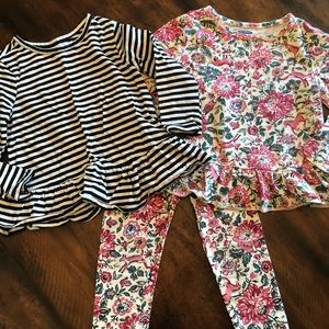 Old Navy 2T shirt and leggings